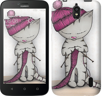 

Чехол Кошка рукодельница для Huawei Ascend Y625 584416