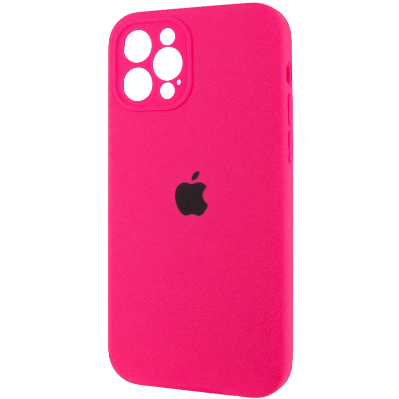 Фото Чехол Silicone Case Full Camera Protective (AA) для Apple iPhone 12 Pro Max (6.7") (Розовый / Barbie pink) в магазине vchehle.ua