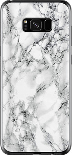 Чехол Мрамор белый для Samsung Galaxy S8 Plus