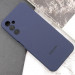 Купити Чохол Silicone Cover Lakshmi Full Camera (AAA) with Logo на Samsung Galaxy A24 4G (Темно-синій / Midnight blue) на vchehle.ua