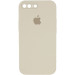Чохол Silicone Case Square Full Camera Protective (AA) на Apple iPhone 7 plus / 8 plus (5.5") (Бежевий / Antigue White)