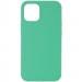 Чехол Silicone Case Full Protective (AA) NO LOGO для Apple iPhone 12 Pro Max (6.7") (Зеленый / Spearmint)