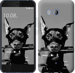 

Чехол Доберман для HTC U11 690064