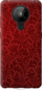 

Чехол Чехол цвета бордо для Nokia 5.3 1144527