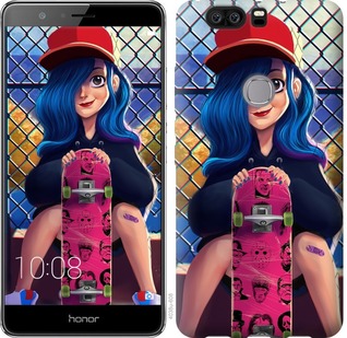 

Чехол Прикольная девочка со скейтбордом для Huawei Honor V8 671914