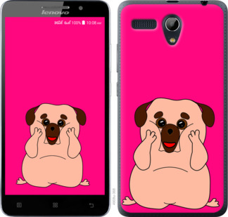 

Чехол Весёлый мопс для Lenovo A616 928376