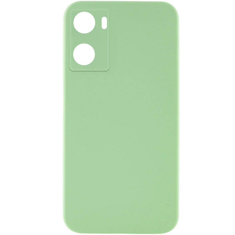 Чехол Silicone Cover Lakshmi Full Camera (AAA) для Oppo A57s / A77s (Мятный / Mint)