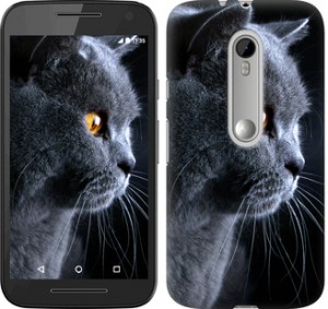 Чехол Красивый кот для Motorola Moto X Style