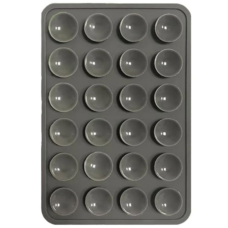 Тримач-присоска для телефону Double Side Silicone 80*55мм (Gray)