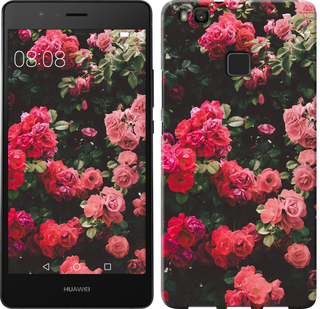 

Чехол Куст с розами для Huawei P9 Lite 639402