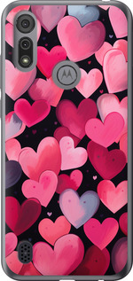

Чехол Сердечки 4 для Motorola E6i 1646457