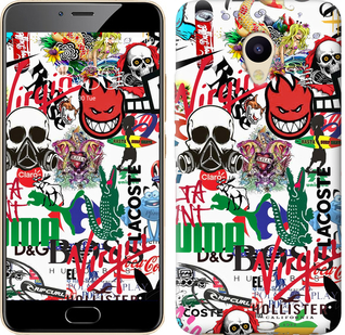 

Чохол Many different logos на Meizu M5 638060