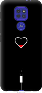 Чехол Подзарядка сердца для Motorola G9 Play