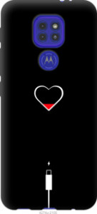 Чехол Подзарядка сердца для Motorola G9 Play