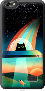 

Чехол Кот, нло, радуга, рыба для Huawei Honor 4C 1403225