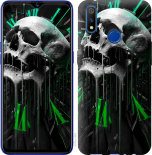 

Чехол Череп-часы для Realme 3 Pro 918559