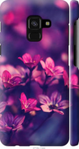 Чохол Пурпурні квіти на Samsung Galaxy A8 2018 A530F