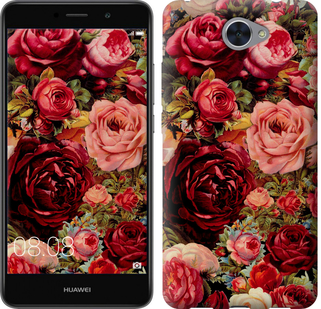 

Чехол Цветущие розы для Huawei Y7 2017 629382