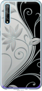 

Чохол Квіти на чорно-білому фоні на Huawei P Smart S 1576012