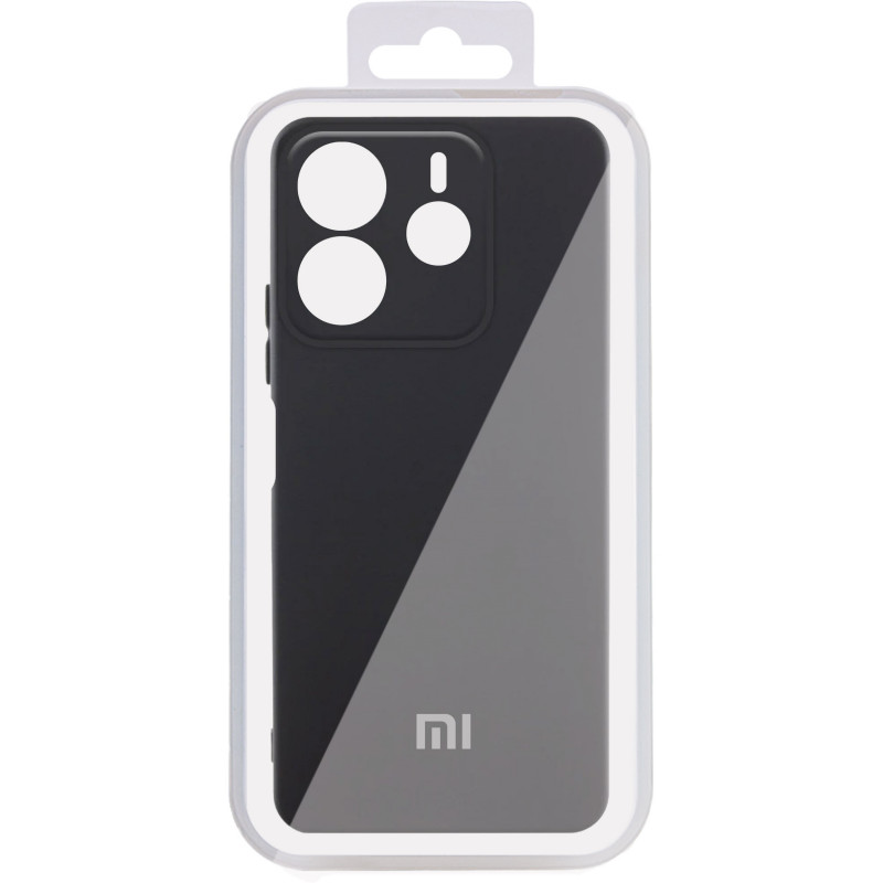 Купить Чехол Silicone Cover Lakshmi Full Camera (AA) with logo для Xiaomi Redmi Note 14 4G (Europe version) (Черный / Black) на vchehle.ua