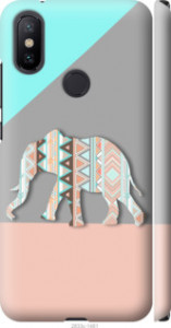 Чехол Узорчатый слон для Xiaomi Mi A2