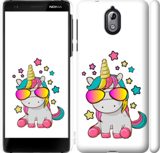

Чохол Єдиноріг в окулярах на Nokia 3.1 912000