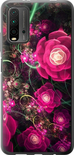 

Чохол Абстрактні квіти 3 на Xiaomi Redmi 9T 1625257