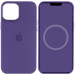 Уценка Чехол Silicone case (AAA) with Magsafe and Animation для Apple iPhone 12 Pro Max (6.7") (Дефект упаковки / Фиолетовый / Amethyst)