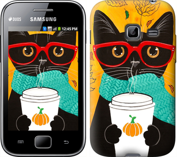

Чехол Осенний кот для Samsung Galaxy Ace Duos S6802 580889