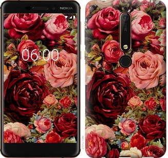 

Чехол Цветущие розы для Nokia 6.1 687985
