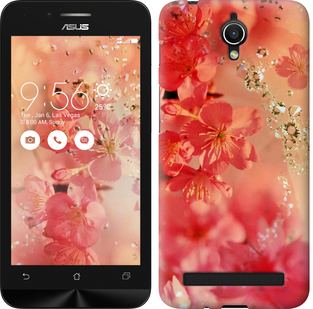 

Чехол Розовые цветы для Asus ZenFone Go ZC451TG 324980