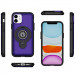 Фото TPU+Textured PC Magnet на Apple iPhone 11 / XR (6.1") (Purple) в маназині vchehle.ua