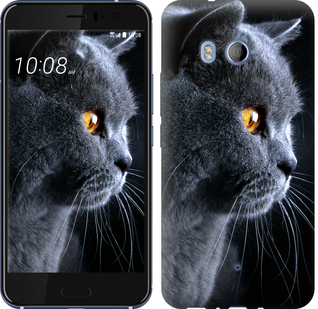 

Чехол Красивый кот для HTC U11 687604