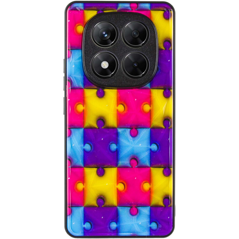 Фото TPU+PC чехол Prisma Fluffie для Xiaomi Redmi Note 14 Pro 5G (Puzzle) на vchehle.ua