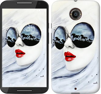 

Чехол Девушка акварелью для Motorola Moto X2 313787