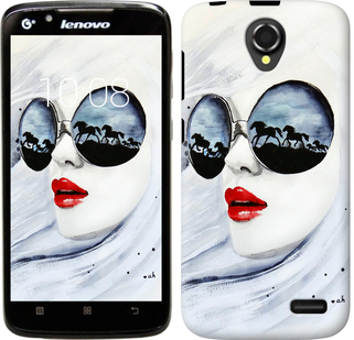 

Чехол Девушка акварелью для Lenovo A388t 313748