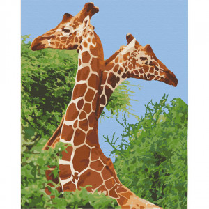 Картина по номерам. Art Craft "Пара жирафов" 40х50 см 11613-AC (Разные цвета)