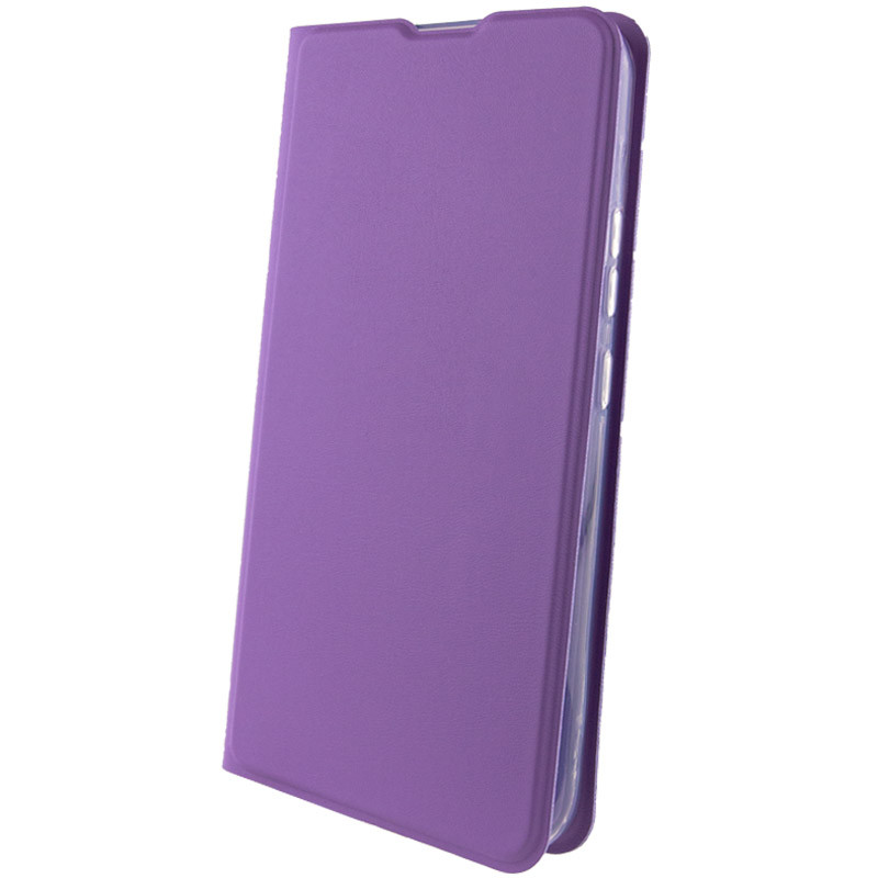 Фото Шкіряний чохол-книжка GETMAN Elegant (PU) на Xiaomi Redmi 12 (Бузковий) на vchehle.ua