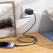 Купить СЗУ Hoco N56 Fundador PD30W four-port (2USB-A/2C) + кабель Type-C to Lightning (Black) на vchehle.ua