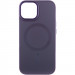 Чохол TPU+Glass Sapphire Midnight Open Camera with Magnetic Safe на Apple iPhone 15 (6.1") (Фіолетовий / Deep Purple)