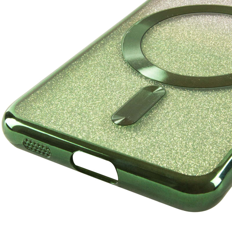 TPU чехол Delight case with Magnetic Safe с защитными линзами на камеру для Samsung Galaxy S21 (Зеленый / Green) в магазине vchehle.ua