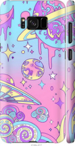 Чехол Розовая галактика для Samsung Galaxy S8 Plus