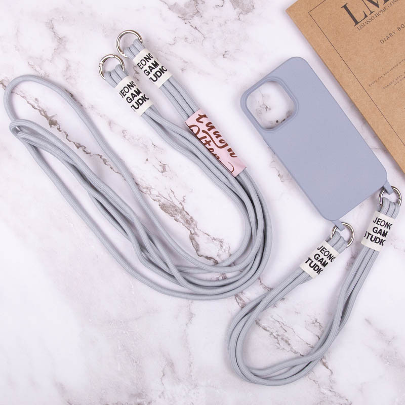 Заказать Чехол TPU two straps California для Apple iPhone 13 Pro Max (6.7") (Серый / Stone) на vchehle.ua