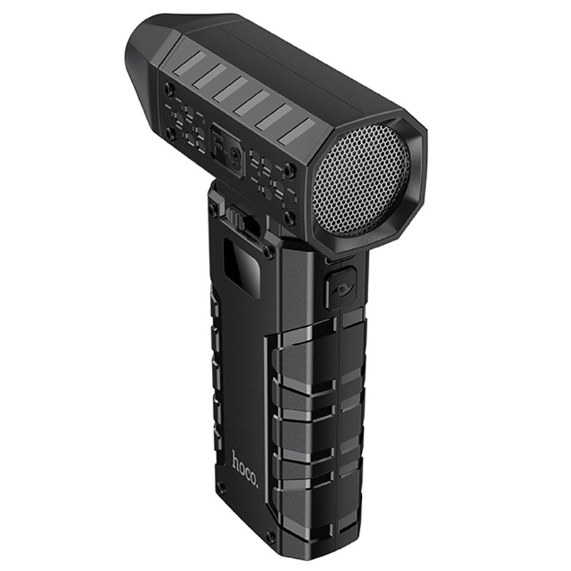Купити Портативний турбовентилятор Hoco HX67 Force fan (Black) на vchehle.ua