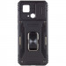 Фото Ударопрочный чехол Camshield Army Ring для Xiaomi Redmi 10C (Черный / Black) в магазине vchehle.ua