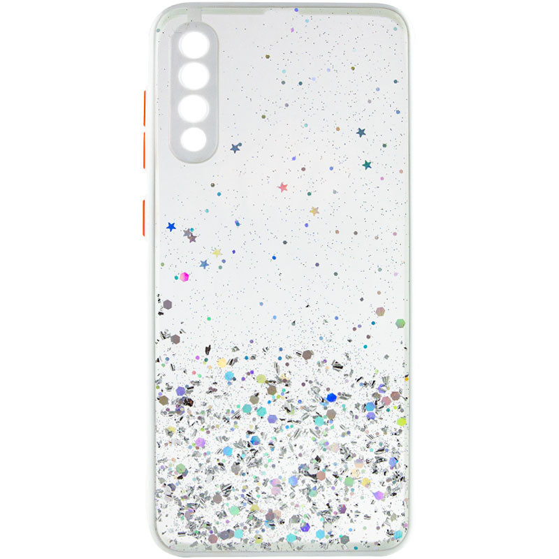 TPU чохол Spangle star із захистом камери на Samsung Galaxy A50 (A505F) / A50s / A30s (Білий)