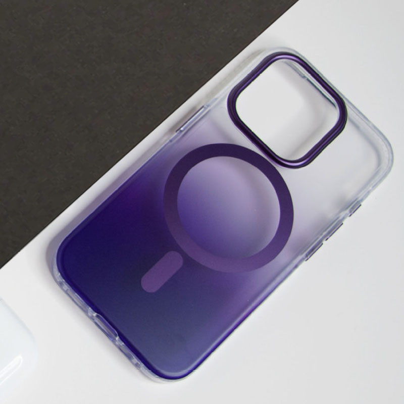 Чехол TPU+PC Shadow with Magnetic Safe для Apple iPhone 14 Pro Max (6.7") (Purple) в магазине vchehle.ua