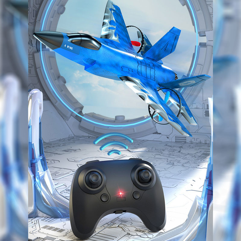 Купить Самолет на радиоуправлении SCHE HW39 F35 Fighter (Blue) на vchehle.ua