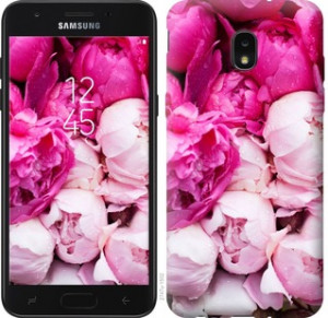 Чехол Розовые пионы для Samsung Galaxy J7 2018