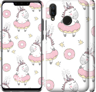 

Чехол Единорожки для Huawei Nova 3 830437